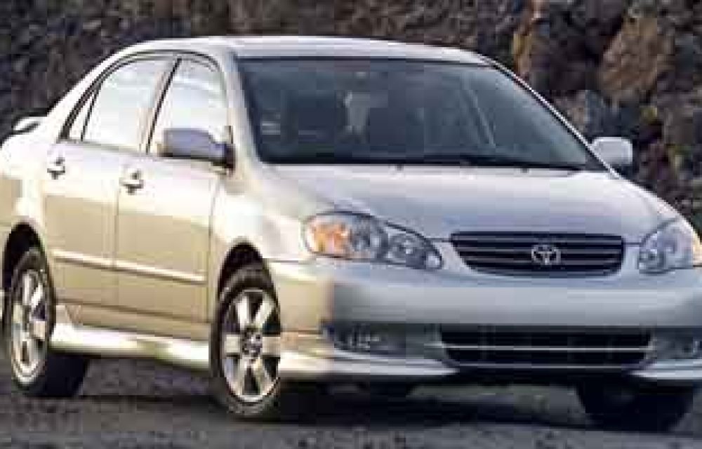 2003 Toyota Corolla S.